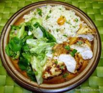 Blancs de poulet tandoori et riz aux carottes façon Indienne