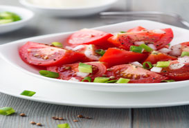 Salade de tomate rapide